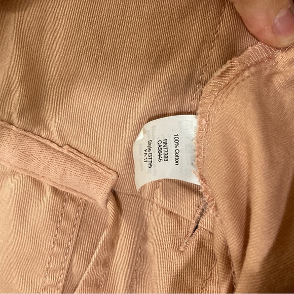 Madewell Wide Leg Utility Jumpsuit, Coral, size 10 - Picture 6 of 9